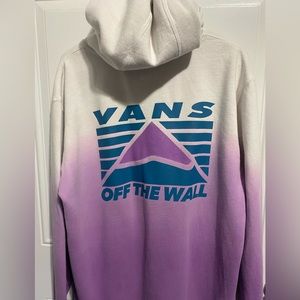 Vans Hi-Point Purple & White Dip Dye Hoodie
